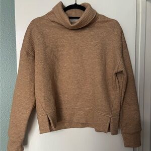 Calia Light Brown Cowl Neck Sweater